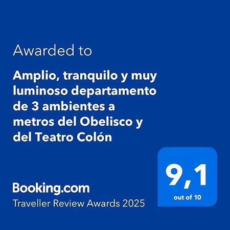 Amplio, Tranquilo Y Muy Luminoso Departamento De 3 Ambientes A Metros Del Obelisco Y Del Teatro Colon Apartment Буенос Айрес Екстериор снимка